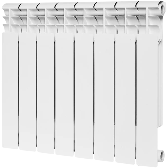 ROMMER Profi BM 500 (BI500-80-80-150) Profi BM 500 (BI500-80-80-150) 8 секции радиатор биметаллический (RAL9016)