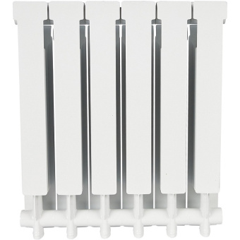 ALPHA 500 6 секций радиатор алюминиевый боковое подключение (белый RAL 9016)