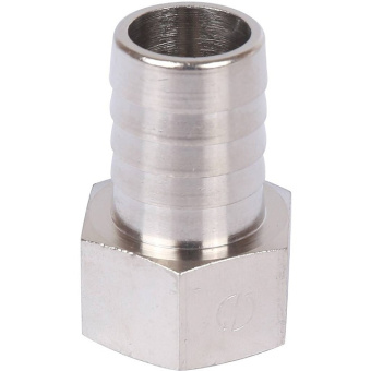 STOUT Штуцер ВР никелированный 1/2"x18