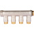STOUT SMB 6211 341204 STOUT Коллектор с шаровыми кранами 3/4", 4 отвода 1/2" (синие ручки)