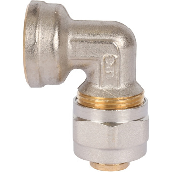 STOUT Угольник-переходник с внутренней резьбой 3/4"х20 для металлопластиковых труб винтовой