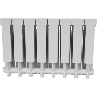 ALPHA 350 8 секций радиатор алюминиевый боковое подключение (белый RAL 9016)