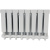 ALPHA 350 8 секций радиатор алюминиевый боковое подключение (белый RAL 9016)