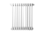 Радиатор труб. Zehnder Charleston Retrofit 3057, 06 сек.1/2 ниж.подк. RAL9016 (кроншт.в компл)