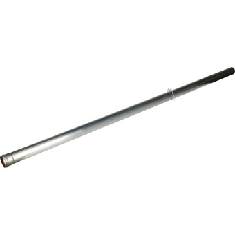 STOUT Элемент дымохода O60/100 труба коаксиальная 2000 мм п/м, уплотнения и хомут в комплекте (лого),групповая упаковка 9 шт