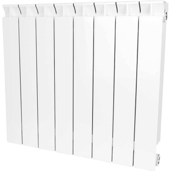 STOUT STYLE 500 8 секций радиатор биметаллический боковое подключение (белый RAL 9010)