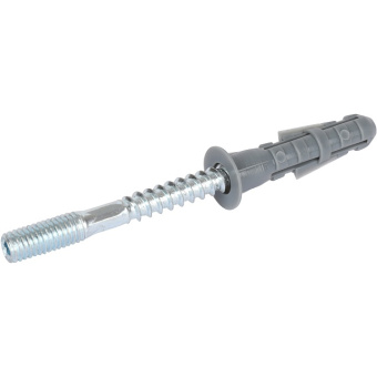 STOUT SAC-0020-Комплекты SAC-0020-200038 STOUT Двойной хомут для труб, комплект: хомут+шпилька шуруп +дюбель пластиковый 3/8"(15-19)