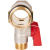 STOUT SMB 6210 011202 STOUT Коллектор с шаровыми кранами 1", 2 отвода 1/2" (красные ручки)