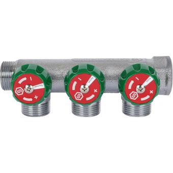 STOUT SMB-6850-343403 STOUT Коллектор регулирующий 3/4", 3 отвода 3/4"ЕК