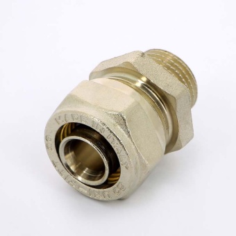 Муфта обжим-Н никелированная UNI-FITT 20х1/2"