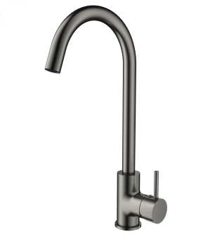 Смеситель для кухни WONZON & WOGHAND, Темный графит (WW-A21102-BGG)