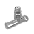 Вентиль угловой Royal Thermo с колпачком, гайкой и наружной резьбой 3/4&amp;quot; х 1/2&amp;quot; гайка - штуцер, пара для полот.