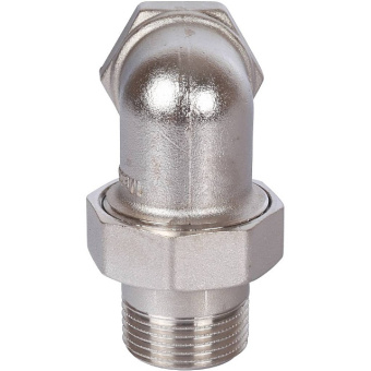 STOUT Разъемное угловое соединение "американка" ВН, никелированное 1"