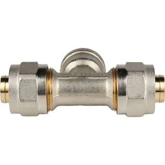 STOUT Тройник-переходник с внутренней резьбой 1/2"х20 для металлопластиковых труб винтовой