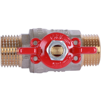 ROMMER Шаровой кран 1/2" НР/НР, ручка бабочка