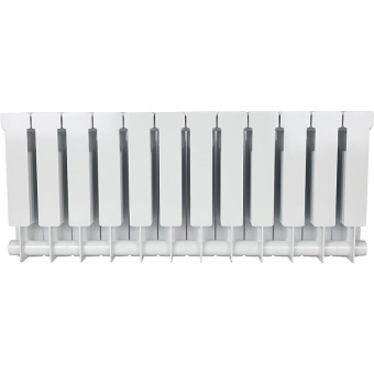 ALPHA 350 12 секций радиатор биметаллический боковое подключение (белый RAL 9016)