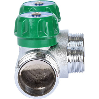 STOUT SMB-6849-011202 STOUT Коллектор регулирующий 1", 2 отвода 1/2" плоское уплотнение
