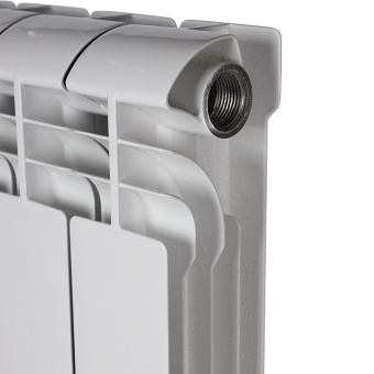 VEGA 500 4 секций радиатор алюминиевый боковое подключение (белый RAL 9016)