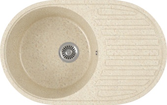 Мойка кухонная Domaci Бьелла DMC-18 бежевая