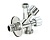 Вентиль комбинированный Uni-Fitt Н 1/2" х 1/2" х 3/4" универсальный, хром