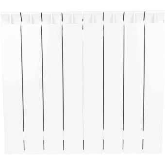 STOUT STYLE 500 8 секций радиатор биметаллический боковое подключение (белый RAL 9010)