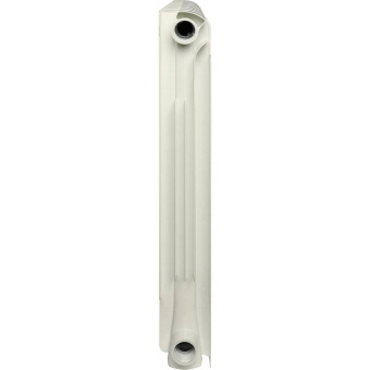 STOUT Bravo 500 14 секций радиатор алюминиевый боковое подключение RAL9010