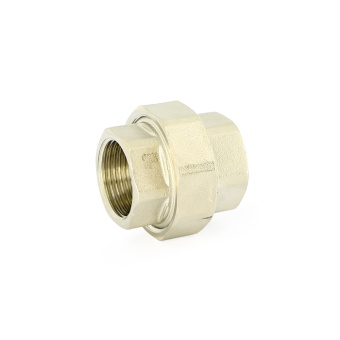 Разъемное соединение ВВ с плоской прокладкой UNI-FITT 1" никелированное