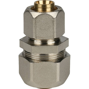 STOUT Муфта соединительная переходная 26x20 для металлопластиковых труб винтовой