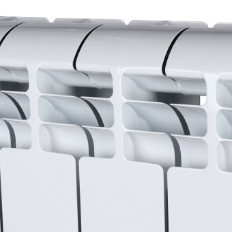 VEGA 500 12 секций радиатор алюминиевый боковое подключение (белый RAL 9016)