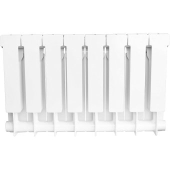 ALPHA 350 8 секций радиатор биметаллический боковое подключение (белый RAL 9016)