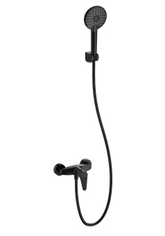 Смеситель для душа WONZON & WOGHAND ALFA, Черный матовый (WW-AE3102-MB)