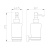 Дозатор мыла WONZON & WOGHAND FLAT, Хром (WW-9733) Дозатор мыла WONZON & WOGHAND FLAT, Хром (WW-9733)