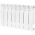 STOUT Space 350 8 секций радиатор биметаллический боковое подключение RAL9016
