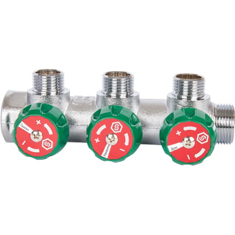 STOUT SMB-6850-341203 STOUT Коллектор регулирующий 3/4", 3 отвода 1/2"