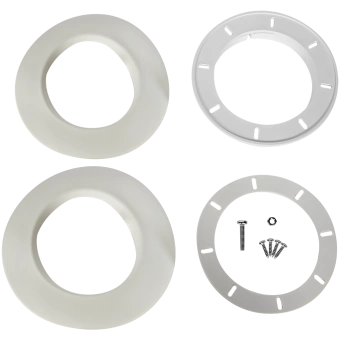 ROMMER RCA-6010-240900 Комплект дымохода СТАНДАРТ 60/100 - 900мм (Bosch, Buderus, Navien S/C/E, Baxi ECO Nova/Classic, Baltur, Fondital ) в комплекте фланец