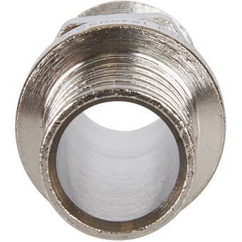 STOUT SFA-0001-200212 STOUT Переходник с наружной резьбой 20х2.0x1/2" никелированный для труб из сшитого полиэтилена аксиальный