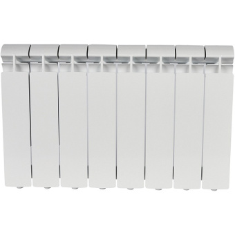 ALPHA 350 8 секций радиатор алюминиевый боковое подключение (белый RAL 9016)