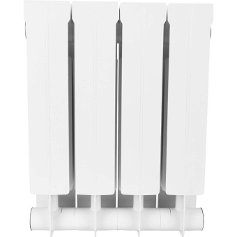 STOUT STYLE 350 4 секции радиатор биметаллический боковое подключение (белый RAL 9010)