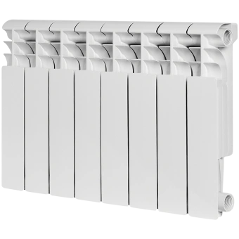 ROMMER Profi 350 (AL350-80-80-080) Profi 350 (AL350-80-80-080) 8 секций радиатор алюминиевый (RAL9016)