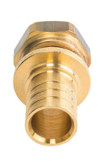 STOUT Переходник с накидной гайкой 16xG 3/4" для труб из сшитого полиэтилена аксиальный