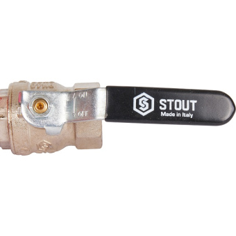 STOUT SVB Кран шаровой стандартнопроходной, ВР/НР, ручка рычаг 3/4"