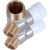 STOUT Коллектор распределительный 3/4", 2 отвода 1/2" плоское уплотнение