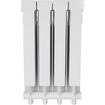 VEGA 500 4 секций радиатор алюминиевый боковое подключение (белый RAL 9016)