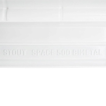 STOUT Space 500 14 секций радиатор биметаллический боковое подключение RAL9016