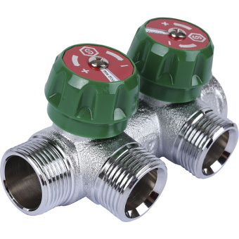 STOUT SMB-6850-343402 STOUT Коллектор регулирующий 3/4", 2 отвода 3/4"ЕК