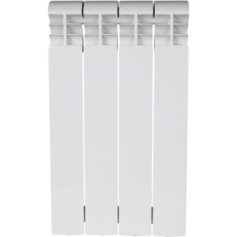 VEGA 500 4 секций радиатор алюминиевый боковое подключение (белый RAL 9016)