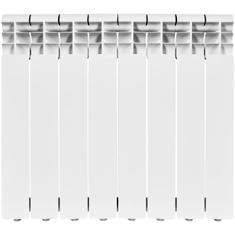 ROMMER Profi 500 (AL500-80-80-100) Profi 500 (AL500-80-80-100) 8 секции радиатор алюминиевый (RAL9016)