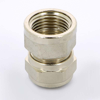 Муфта обжим-В никелированная UNI-FITT 16х1/2"