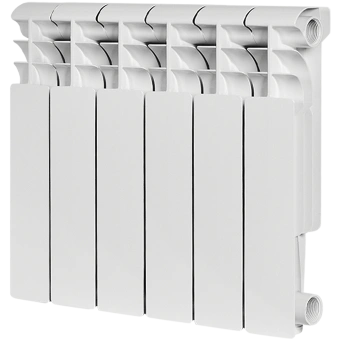 ROMMER Profi 350 (AL350-80-80-080) Profi 350 (AL350-80-80-080) 6 секций радиатор алюминиевый (RAL9016)