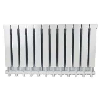 ALPHA 500 12 секций радиатор алюминиевый боковое подключение (белый RAL 9016)